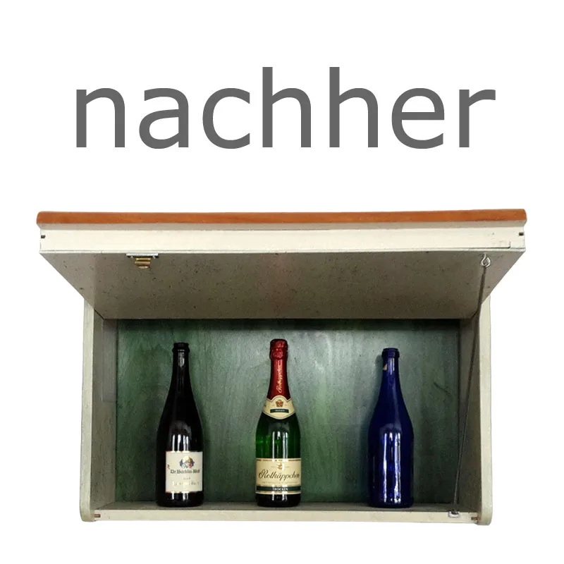 Umarbeitung Umgestaltung Radio nachher Recycling + Upcycling = nachhaltige individuelle Möbel aus Leipzig